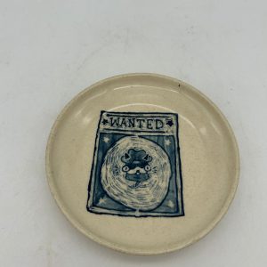 Wanted Cat Snack Plate #1