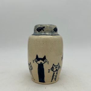 Carousel Cat Vase