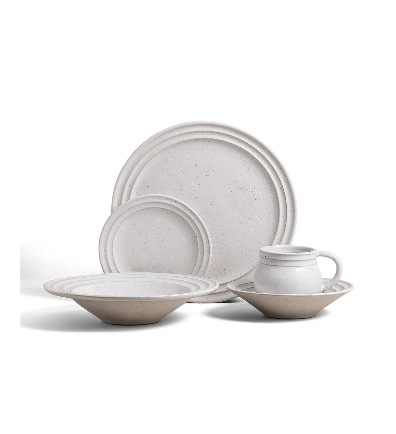 5-Piece Ripple Dinnerware Set - Image 2