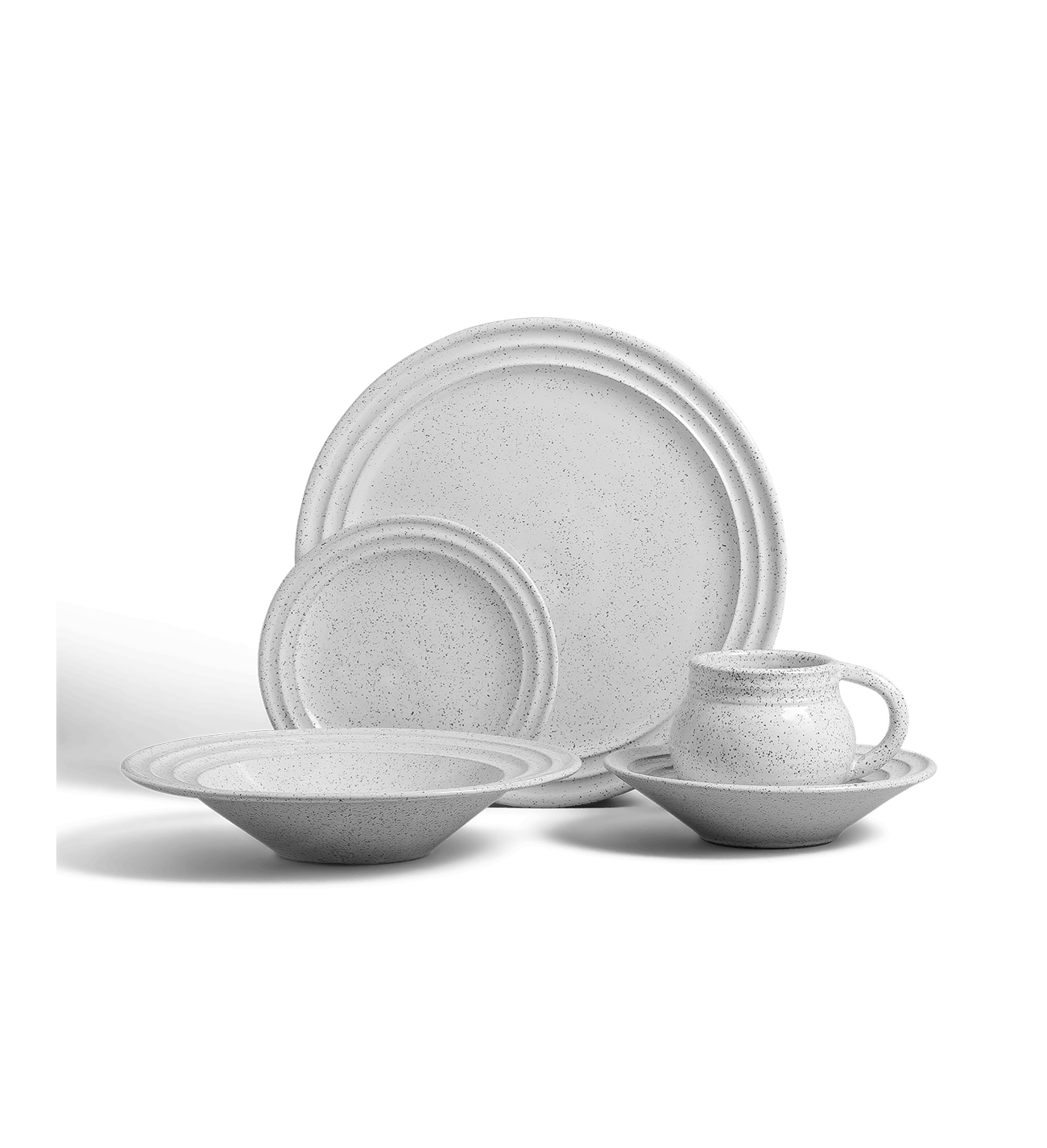 5-Piece Ripple Dinnerware Set - Image 4
