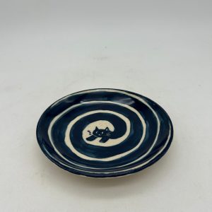 Spiral Cat Snack Plate