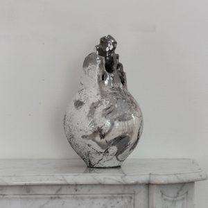 Raku Driftline Vessel No. 3