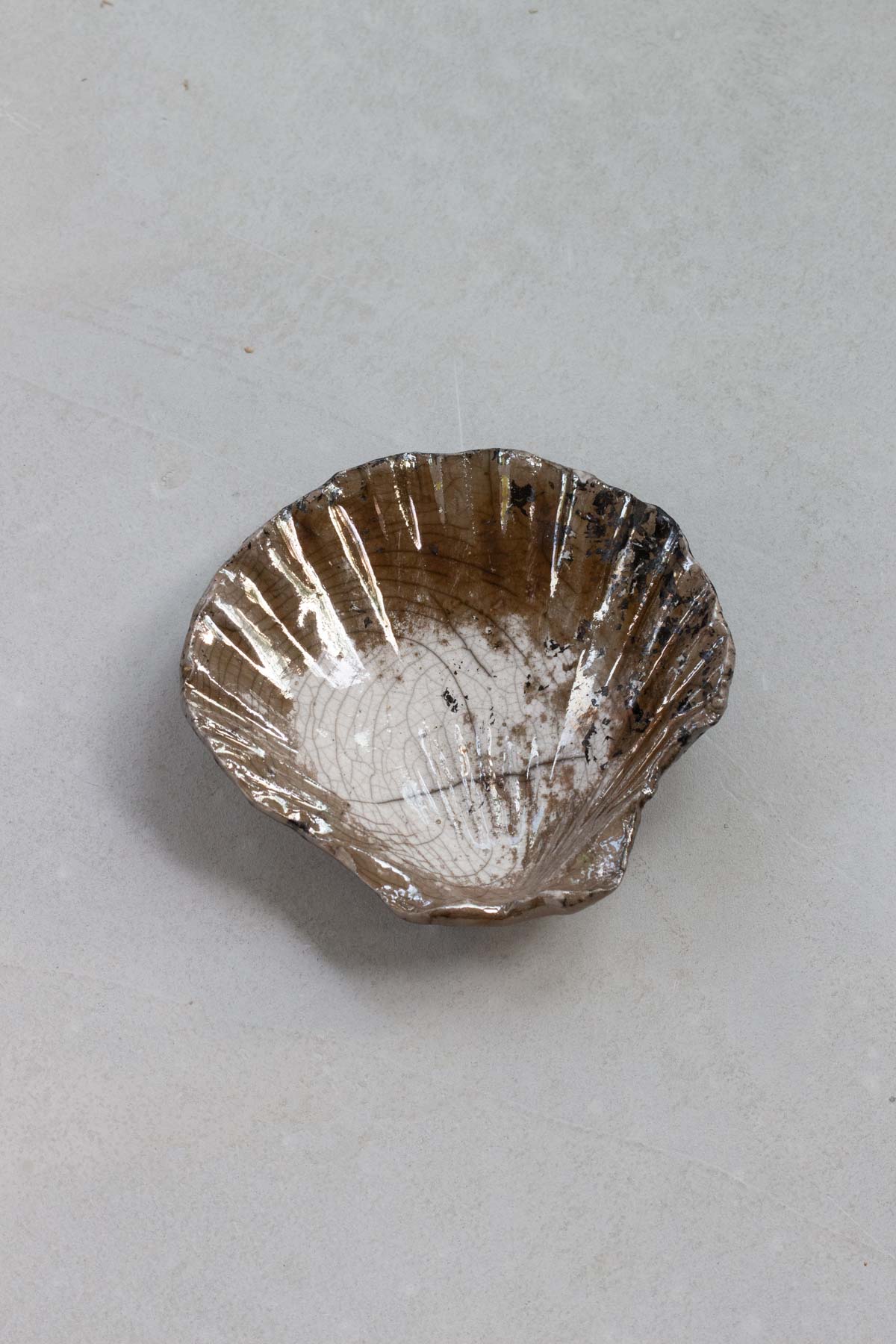 Raku Scallop Shell - Image 3