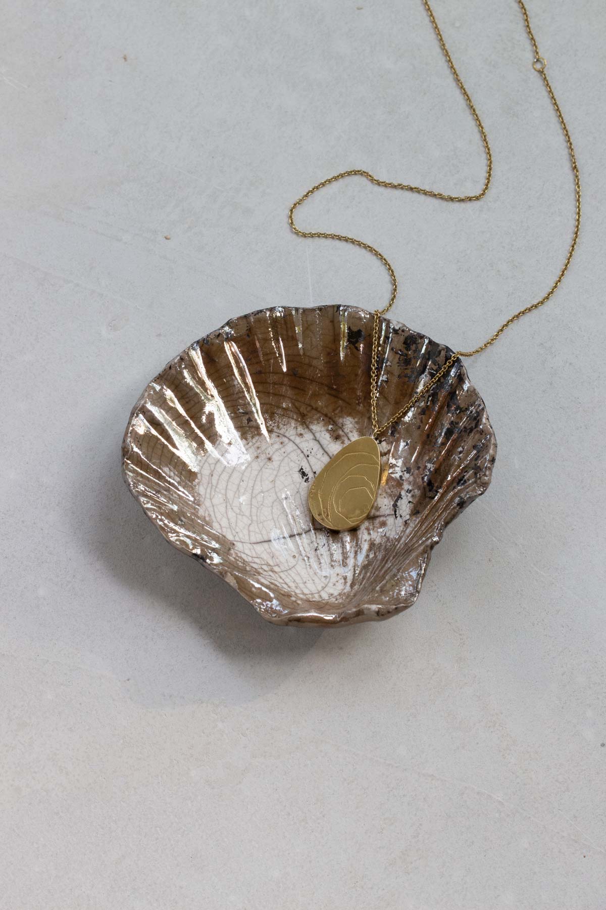 Raku Scallop Shell - Image 2