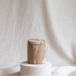 Lunaria Drip Candle Jar- White Pine